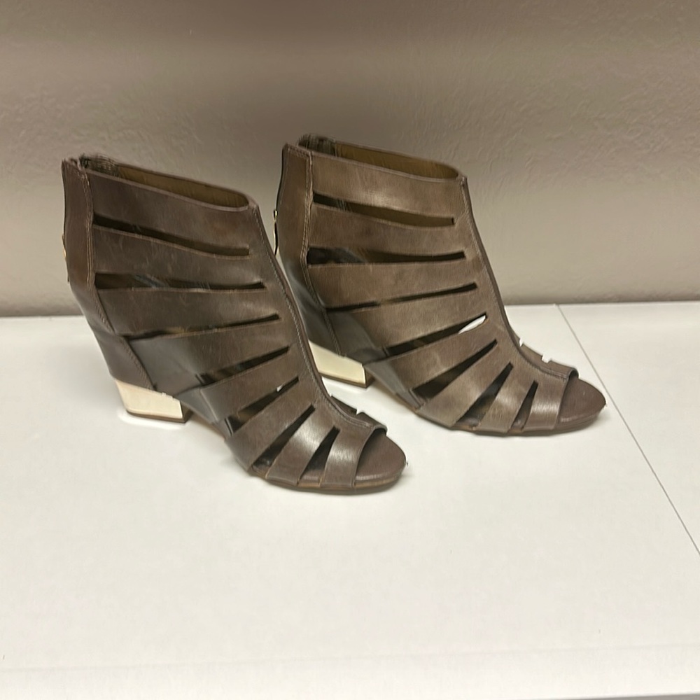 BCBGeneration leather wedge boot